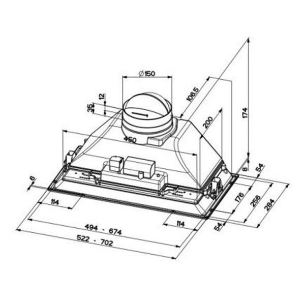 Встраиваемая вытяжка Faber INKA SMART HC X 52 (305.0599.307)