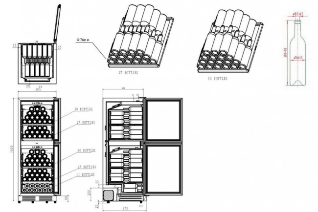 Винный шкаф Caso WineChef Pro 126-2D
