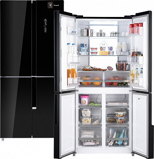 Холодильник Side-by-Side Weissgauff WCD 450 BG NoFrost Inverter