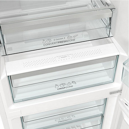 Отдельностоящий двухкамерный холодильник Gorenje NRK6192AW4