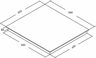 Варочная панель Akpo PIA 6094218U BL