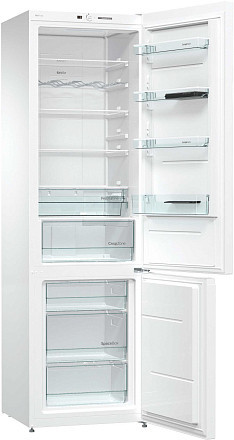 Отдельностоящий двухкамерный холодильник Gorenje NRK6201GHW4