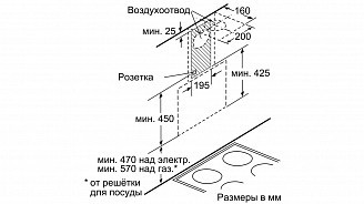 Вытяжка Bosch Serie 4 DWK065G60R Вытяжка Bosch Serie 4 DWK065G60R