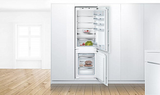 Встраиваемый двухкамерный холодильник Bosch KIS86AFE0